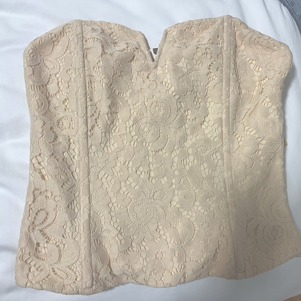 Lace tube top from anthropologie